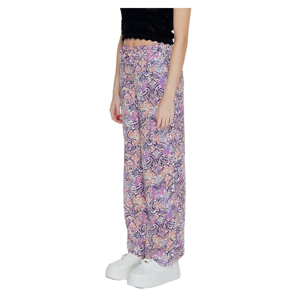 Only Purple Viscose Jeans & Pant Only Dark Gray
