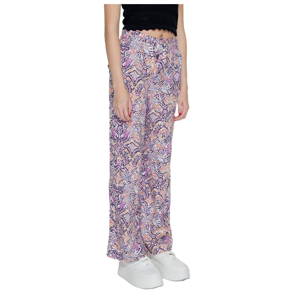 Only Purple Viscose Jeans & Pant Only Dark Gray