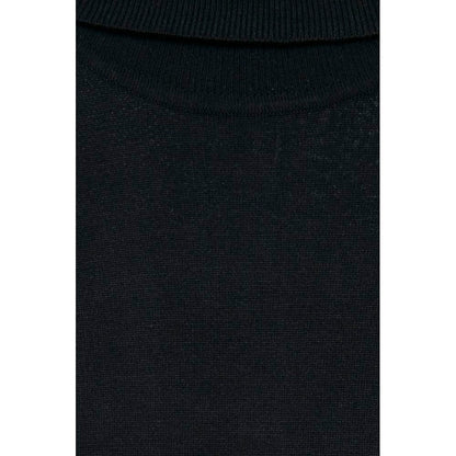 ICHI Black Viscose Turtleneck ICHI