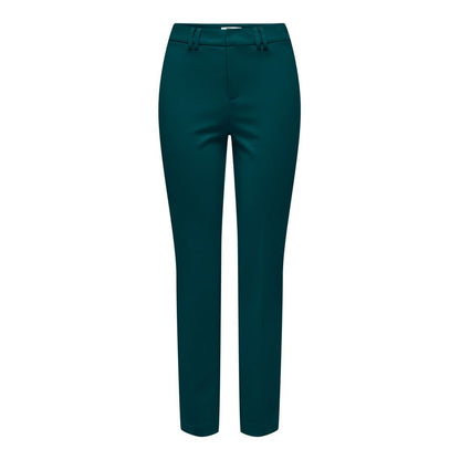 Only Green Polyester Casual Pants Only