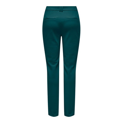 Only Green Polyester Casual Pants Only
