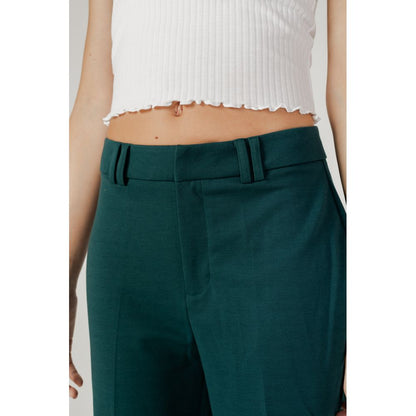 Only Green Polyester Casual Pants Only
