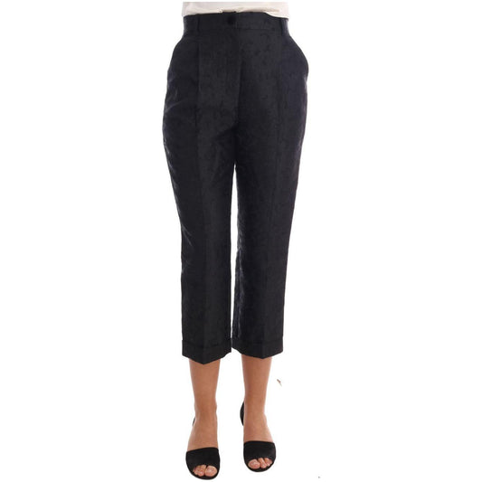 Dolce & Gabbana Elegant High Waist Capri Dress Pants Jeans & Pants Dolce & Gabbana