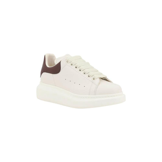 Alexander McQueen Leather Sneakers Alexander McQueen Antique White
