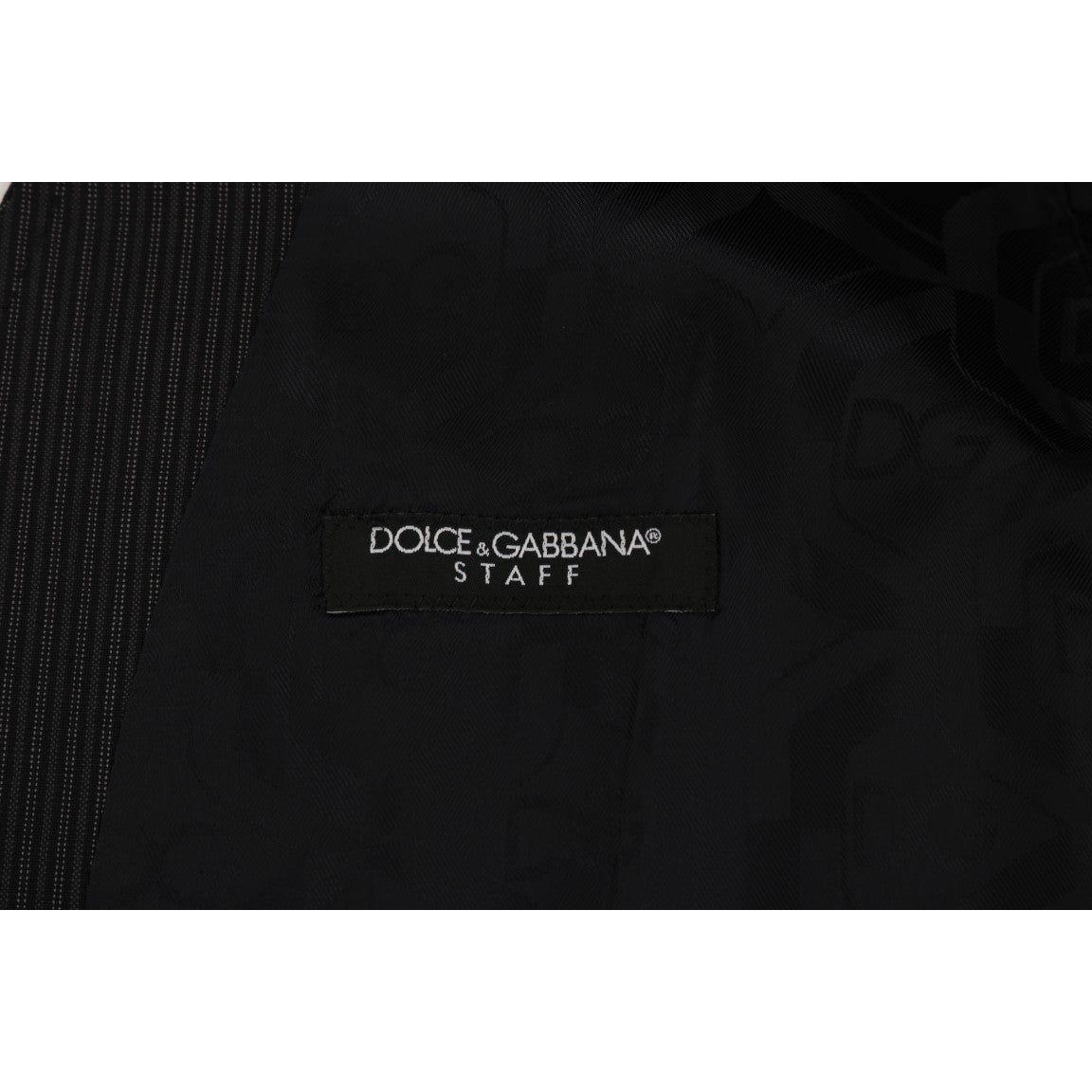 Dolce & Gabbana Gray Wool Stretch Vest 1728,3% Elastane,67345645728,Clothing,Dolce & Gabbana,Gray,IT52 | XL,Material: 97% Wool,Men,Men - Clothing,New with tags,Suits & Blazers - Clothing,Vests - Men - Clothing,Waistcoats - Suits & Blazers - Clothing