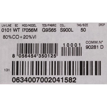 Dolce & Gabbana Gray STAFF Cotton Rayon Vest