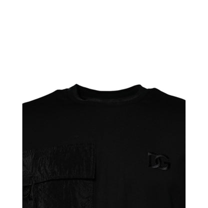Dolce & Gabbana Black Crew Neck Short Sleeve T-shirt