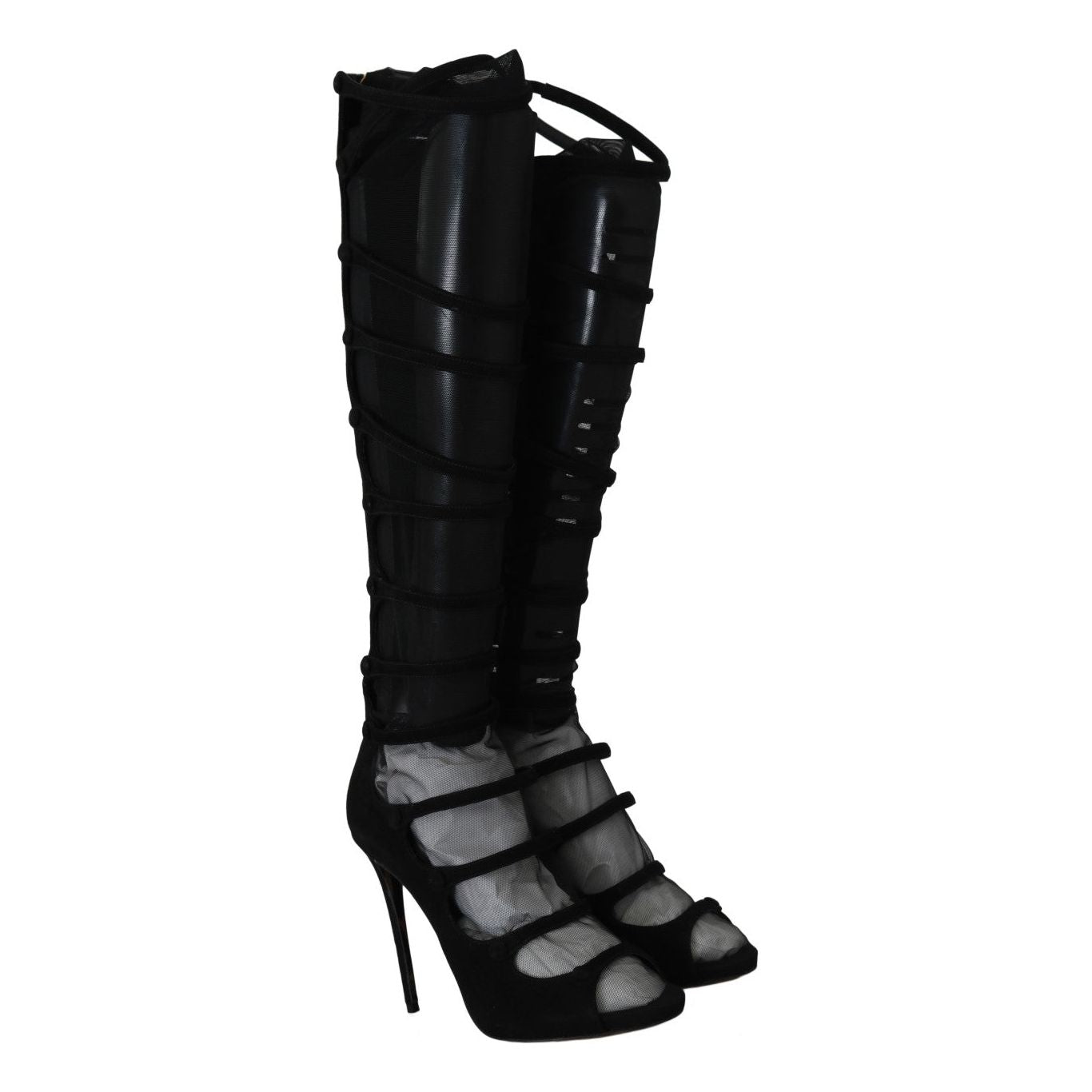 Dolce & Gabbana Elegance Redefined: Chic Knee-High Stiletto Boots Dolce & Gabbana