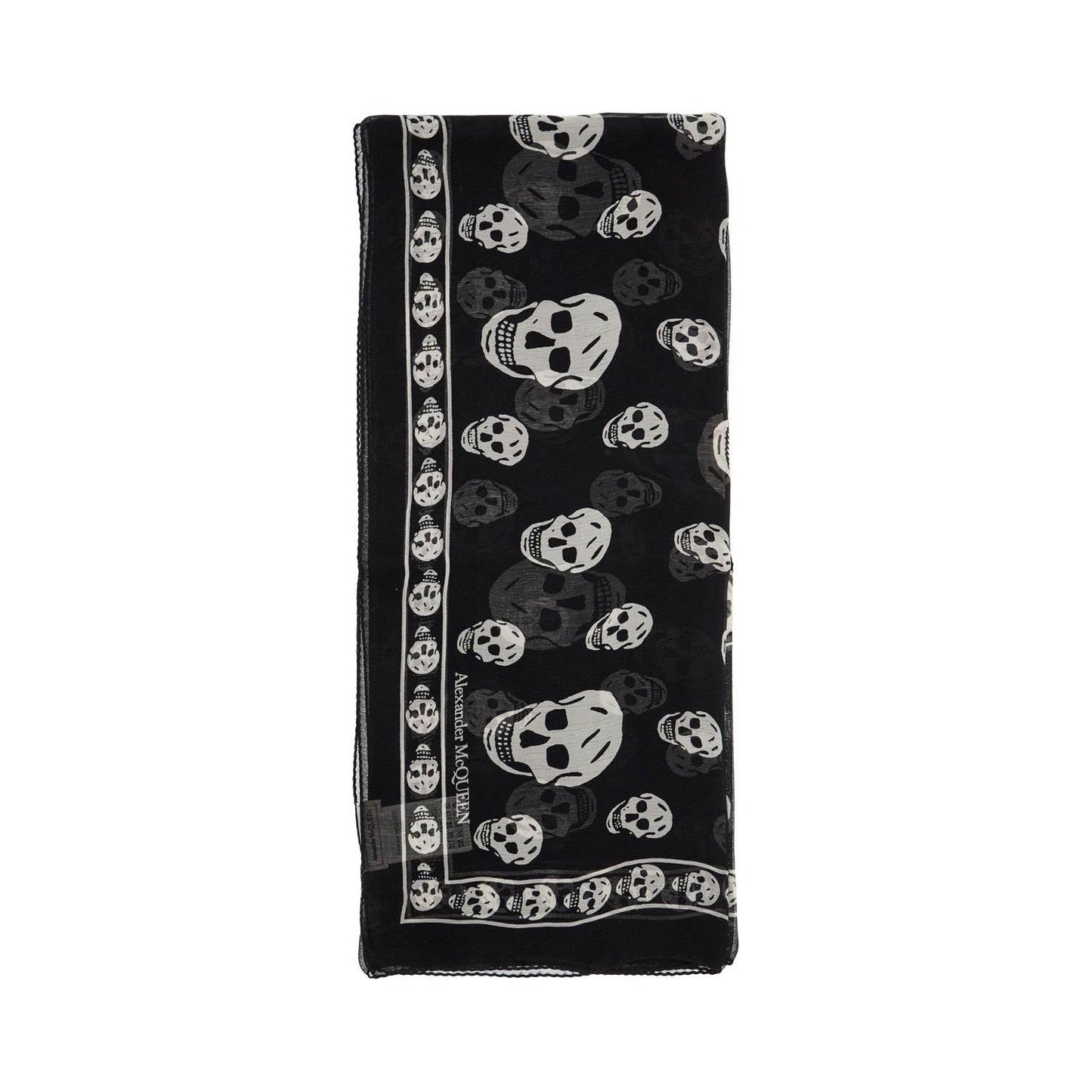 Alexander Mcqueen silk skull scarf Scarves Hats & Gloves Alexander Mcqueen