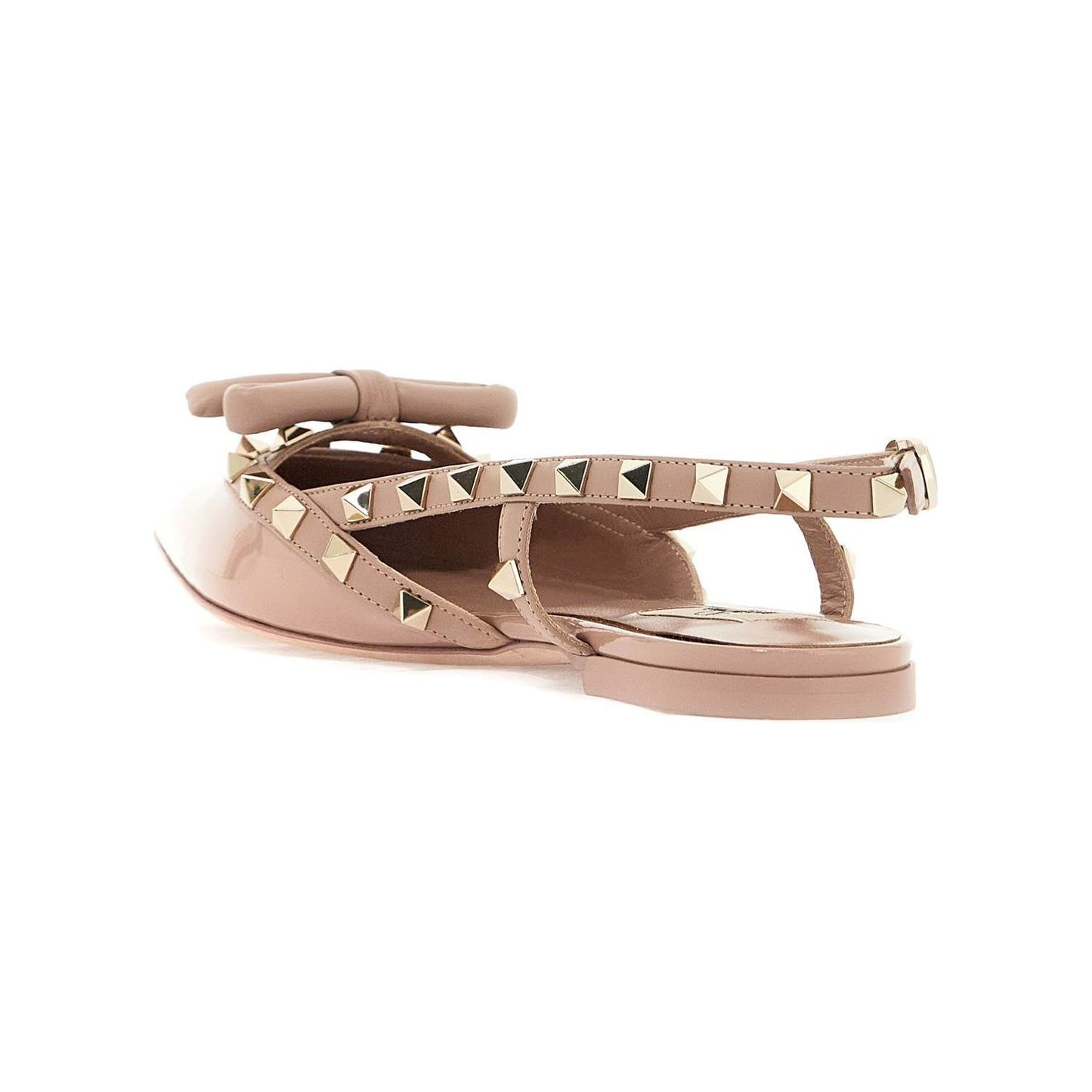 Valentino Garavani rockstud bow slingback baller Flat Shoes Valentino Garavani