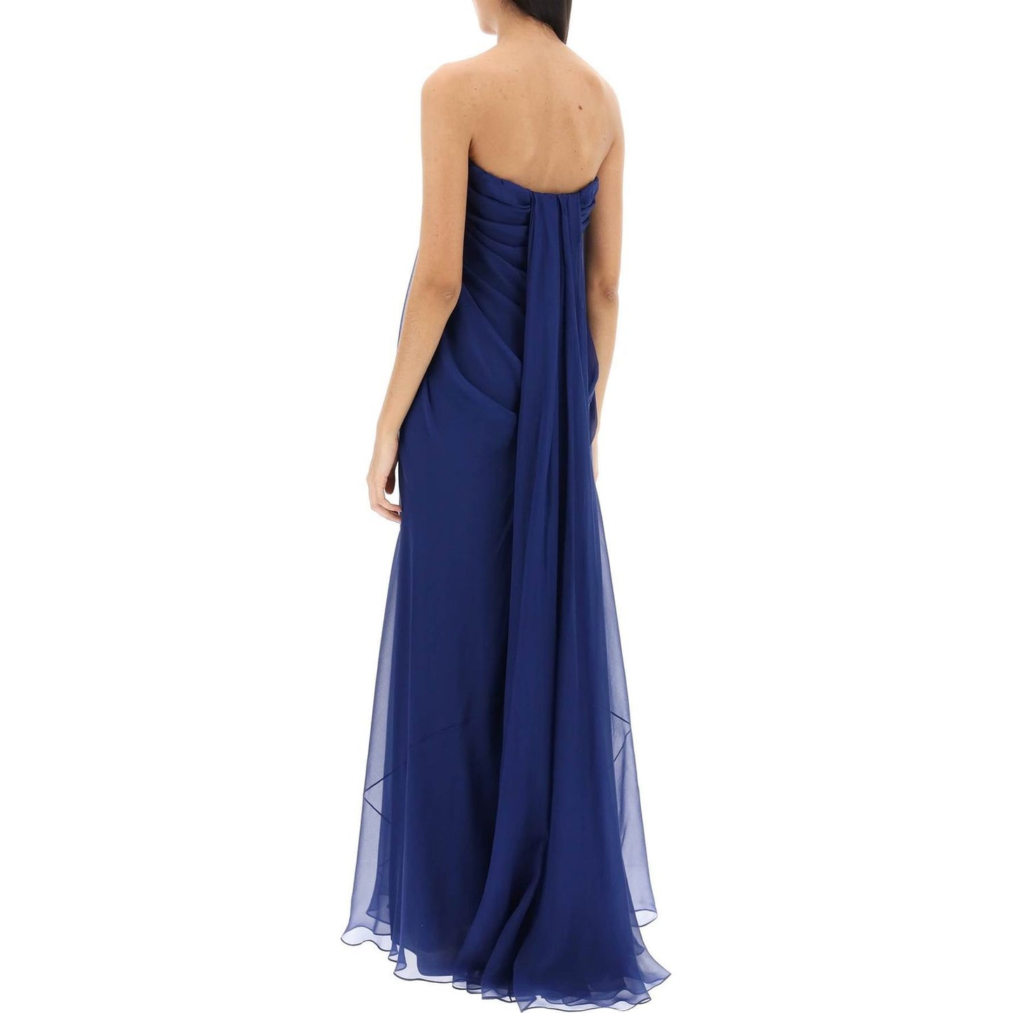 Alexander Mcqueen silk chiffon bustier gown Dresses Alexander Mcqueen