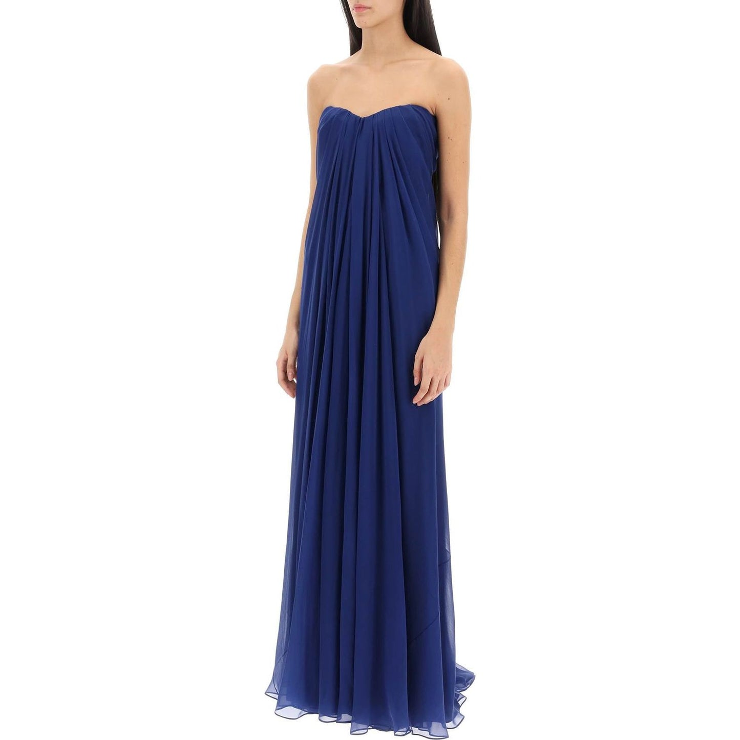 Alexander Mcqueen silk chiffon bustier gown Dresses Alexander Mcqueen