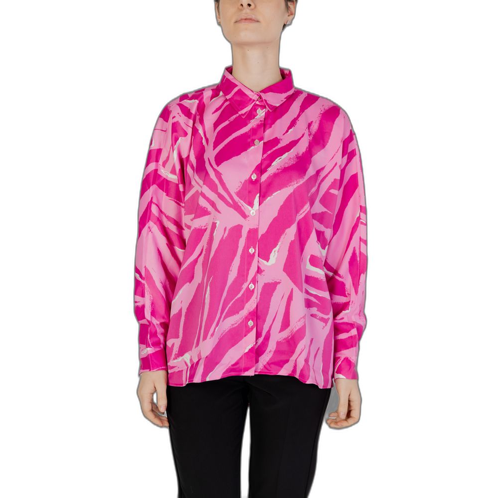 Only Pink Polyester Blouse Only