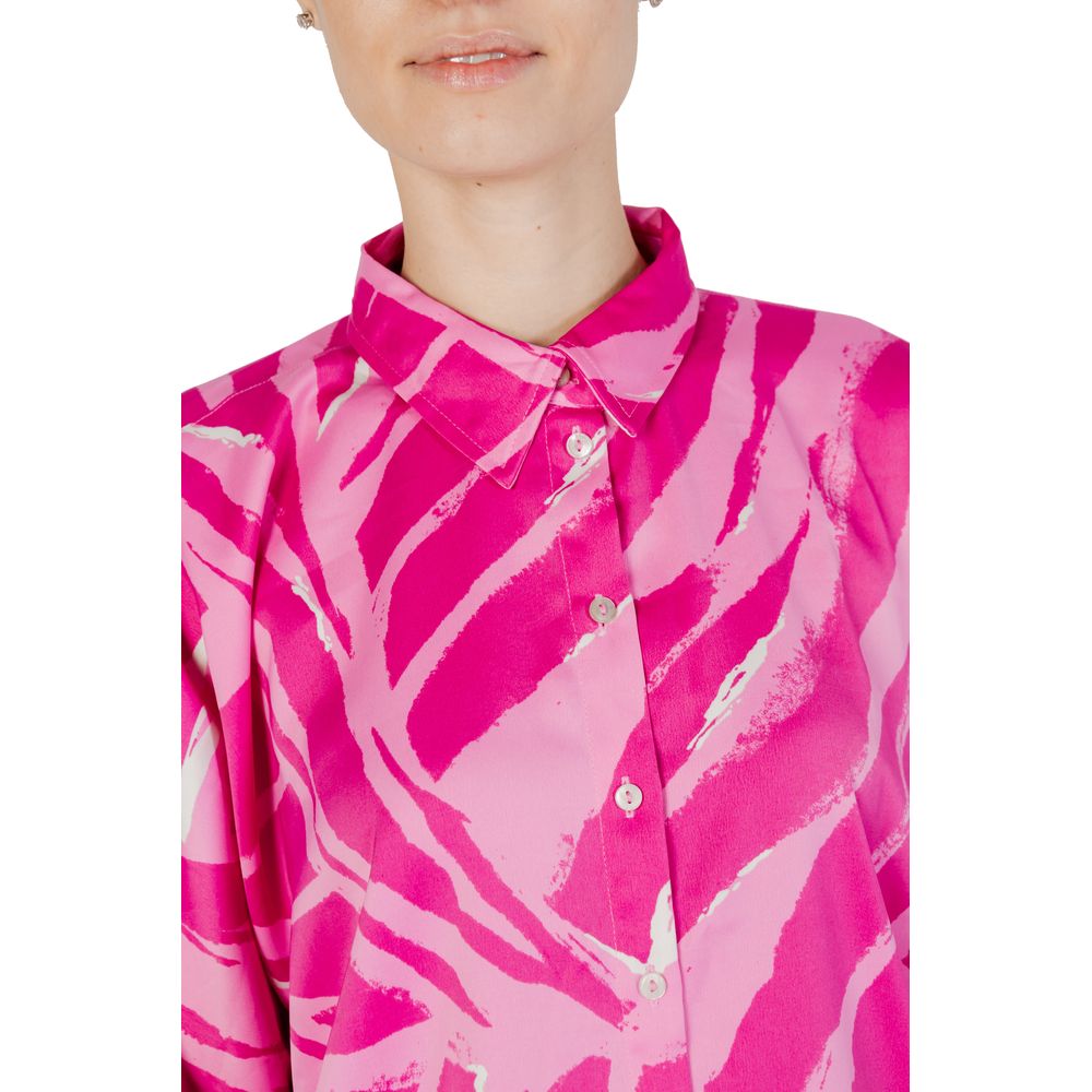 Only Pink Polyester Blouse Only