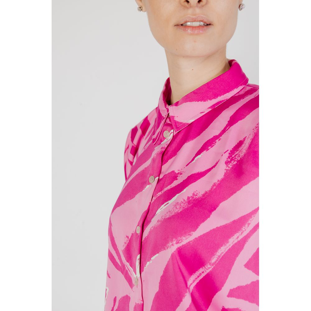 Only Pink Polyester Blouse Only