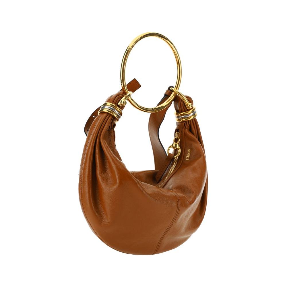 Chloé Bracelet Handbag Chloé Saddle Brown