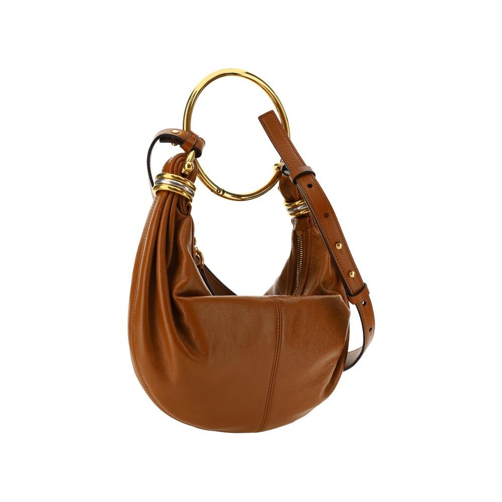 Chloé Bracelet Handbag Chloé Saddle Brown