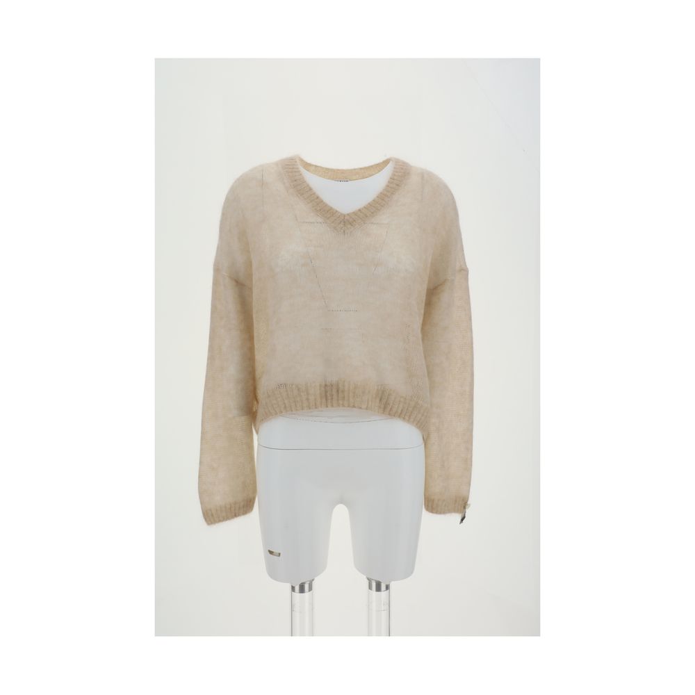 Brunello Cucinelli Beige Mohair Sweatshirt