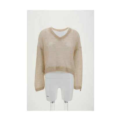 Brunello Cucinelli Beige Mohair Sweatshirt