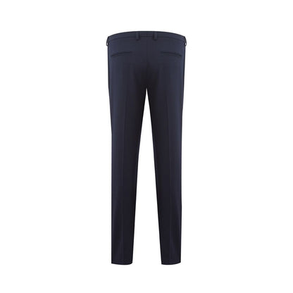 Lardini Blue Wool Dress Pants Lardini