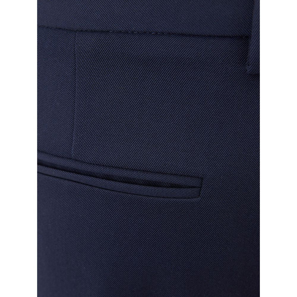 Lardini Blue Wool Dress Pants Lardini