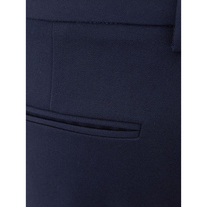 Lardini Blue Wool Dress Pants Lardini