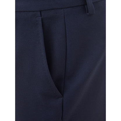 Lardini Blue Wool Dress Pants Lardini