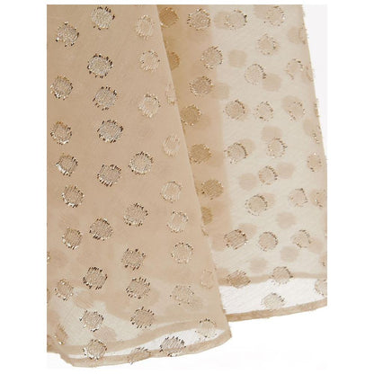 Lardini Beige Cotton Cocktail Dress