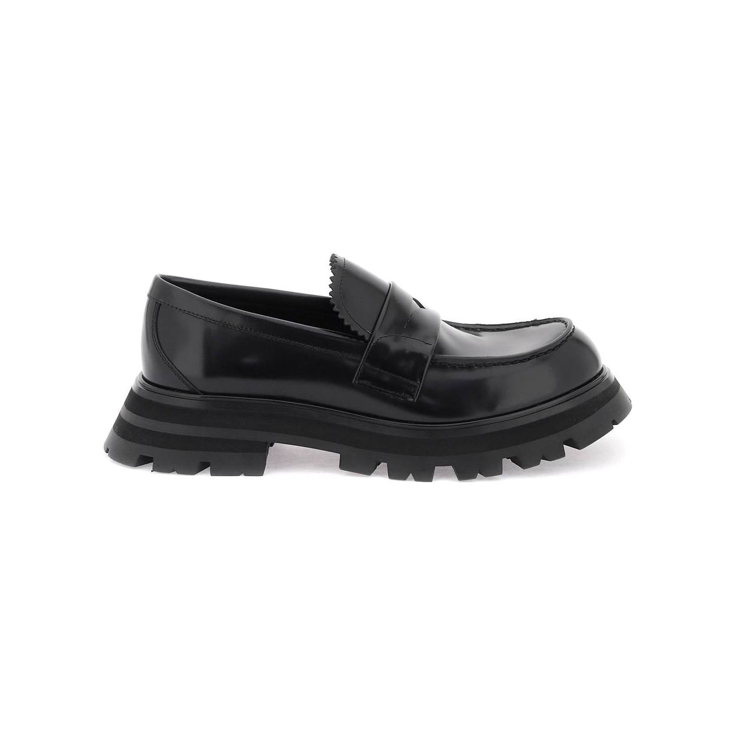 Alexander Mcqueen brushed leather wander loafers Loafers Alexander Mcqueen