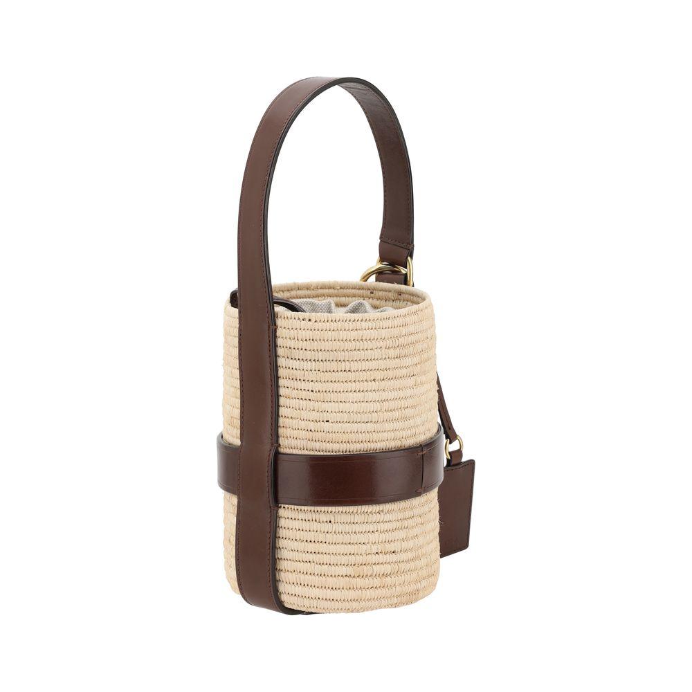 Front view with bag zipped and handles upright.