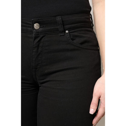 Dolce & Gabbana Black Cotton High Waist Skinny Denim Jeans
