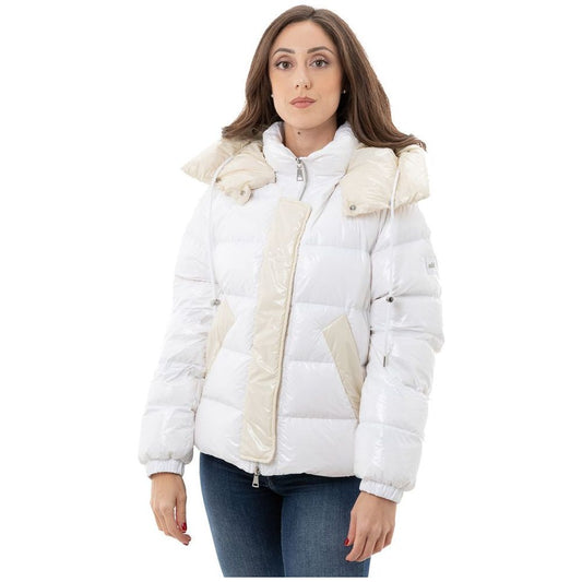 Add White Polyamide Jackets & Coat