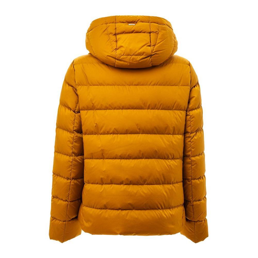 Herno Yellow Polyamide Coat Herno