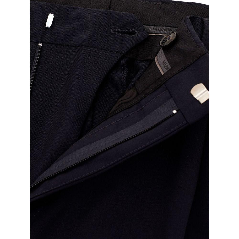 Valentino Black Wool Dress Pants Valentino