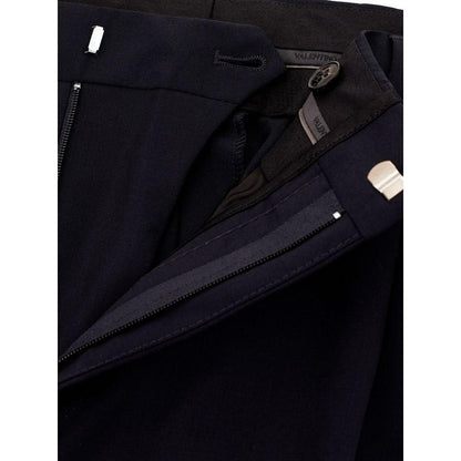 Valentino Black Wool Dress Pants Valentino