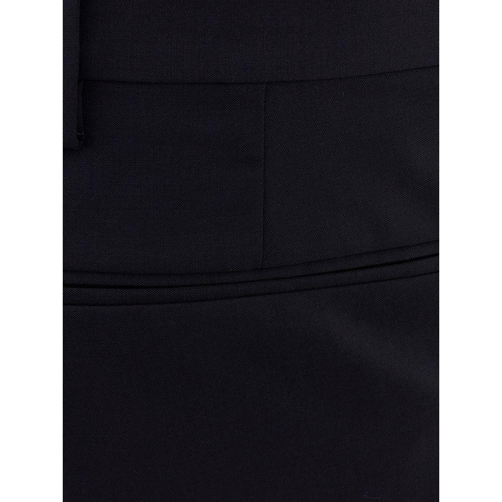 Valentino Black Wool Dress Pants