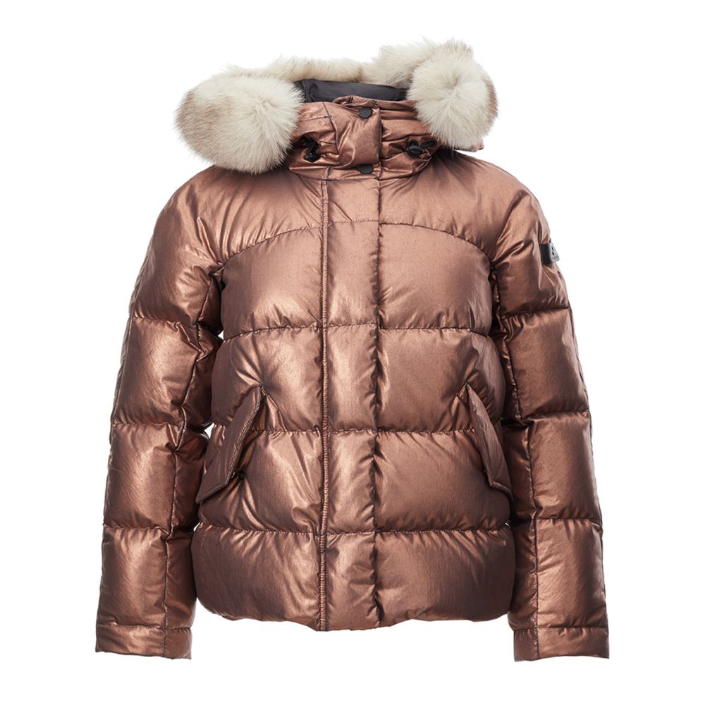Peuterey Pink Polyester Full-Length Jacket 1728,67397976224,Clothing,Full-Length Jackets - Jackets & Coats - Clothing,IT40|S,IT42|M,Jackets & Coats - Clothing,Jackets & Coats - Women - Clothing,New with tags,Peuterey,Pink,Women,Women - Clothing