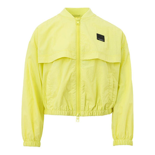 Armani Exchange Chic Yellow Polyamide Jacket for Women Armani Exchange Light Goldenrod