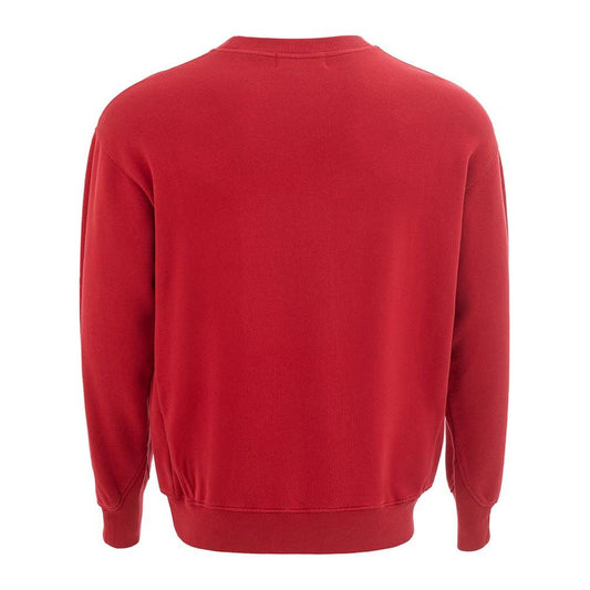 Ambush Elevated Red Cotton Sweater Ambush Firebrick