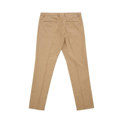 Lardini Brown Cotton Chino Pants Lardini