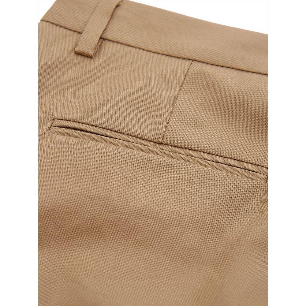 Lardini Brown Cotton Chino Pants Lardini