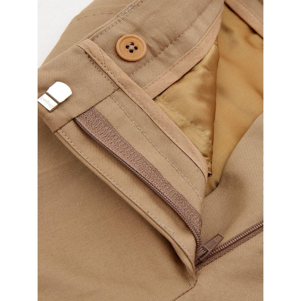 Lardini Brown Cotton Chino Pants Lardini