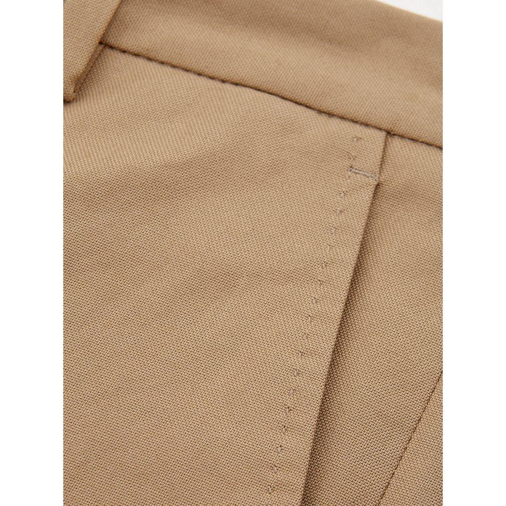 Lardini Brown Cotton Chino Pants Lardini