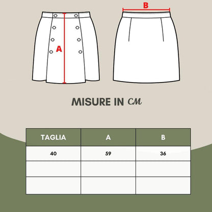 Lardini Gray Wool Midi Skirt Lardini