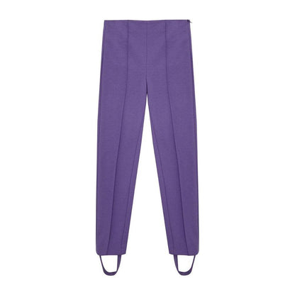 Lardini Purple Viscose Athletic Pants Lardini