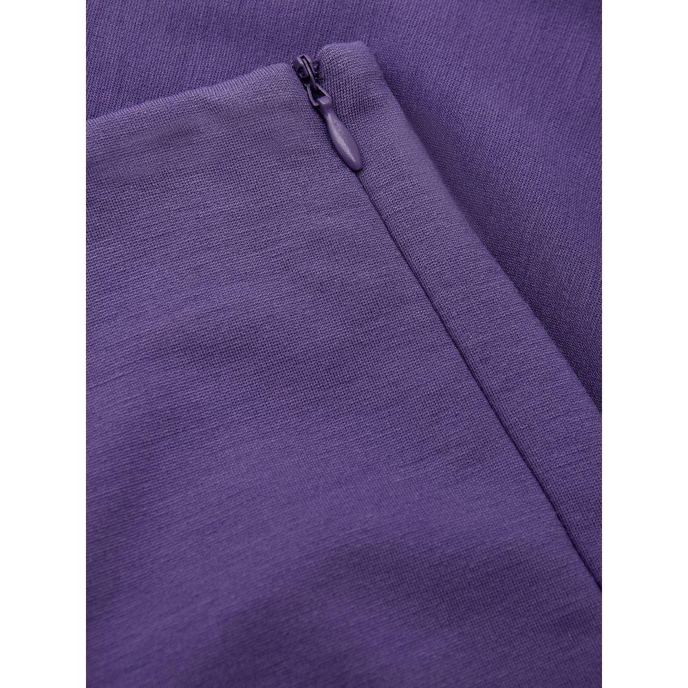 Lardini Purple Viscose Athletic Pants Lardini