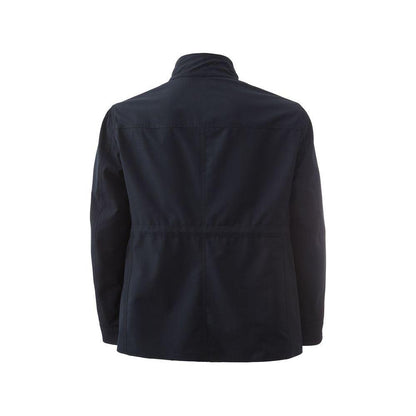 Lardini Blue Wool Coat Lardini