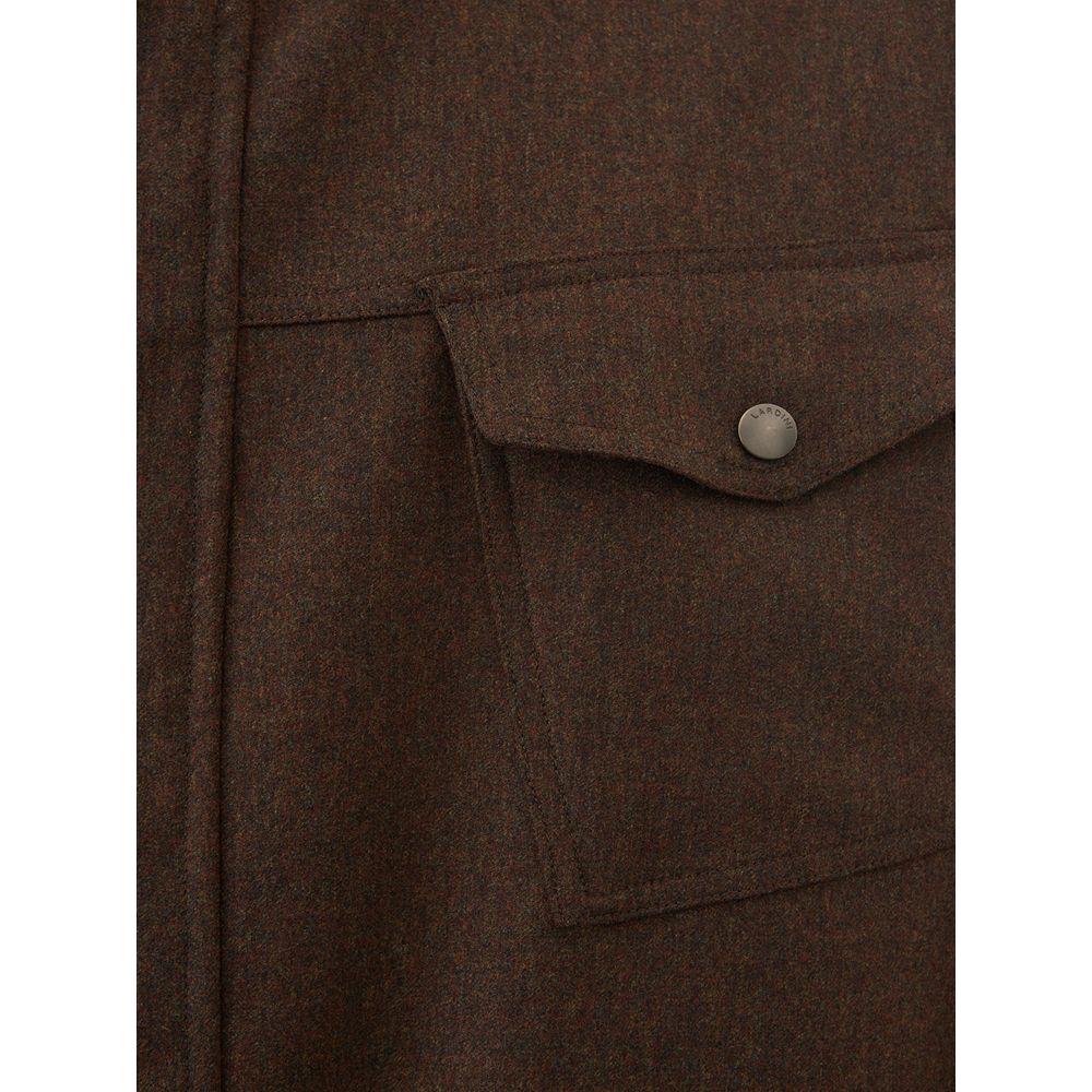 Lardini Blue Wool Coat