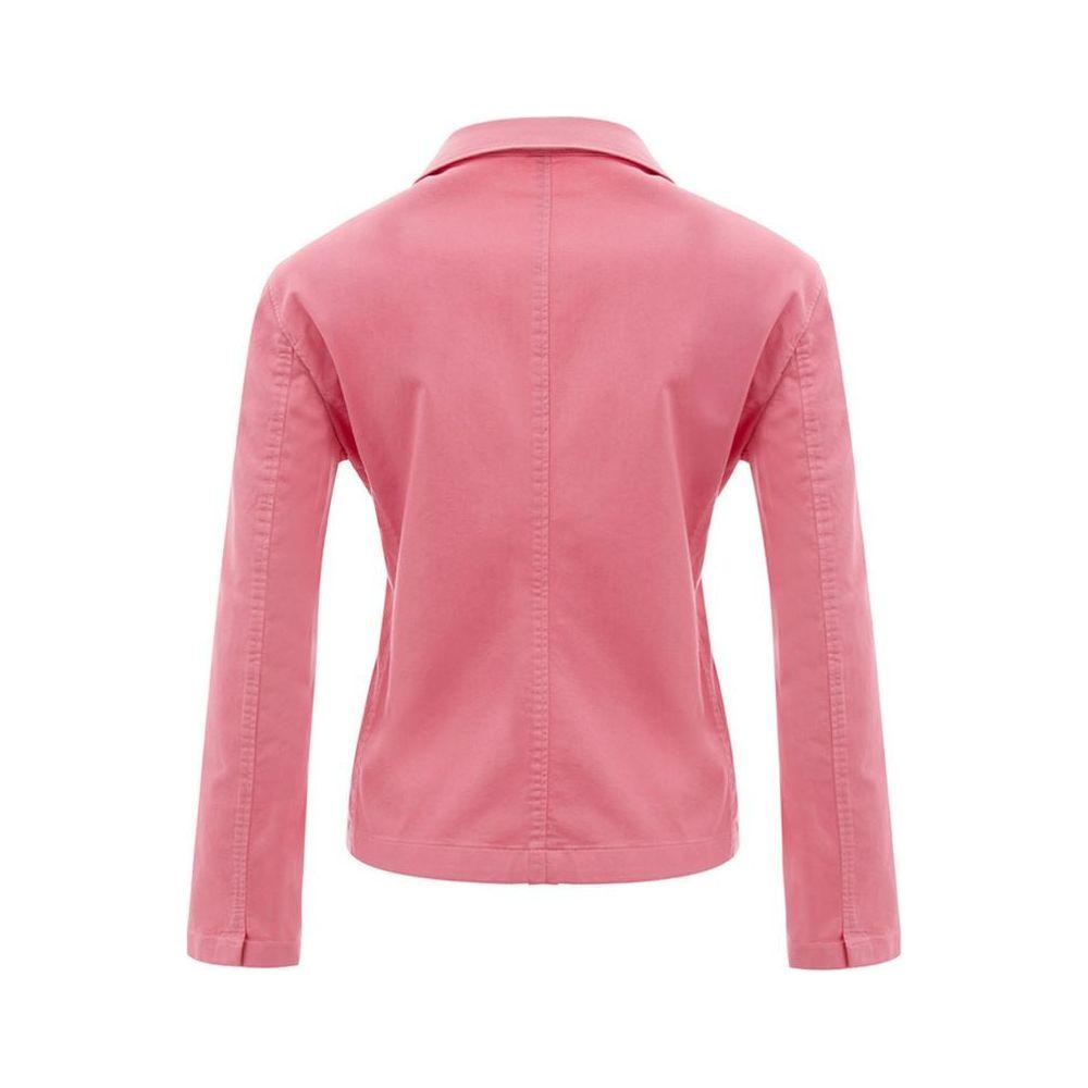 Lardini Pink Cotton Blazer Lardini