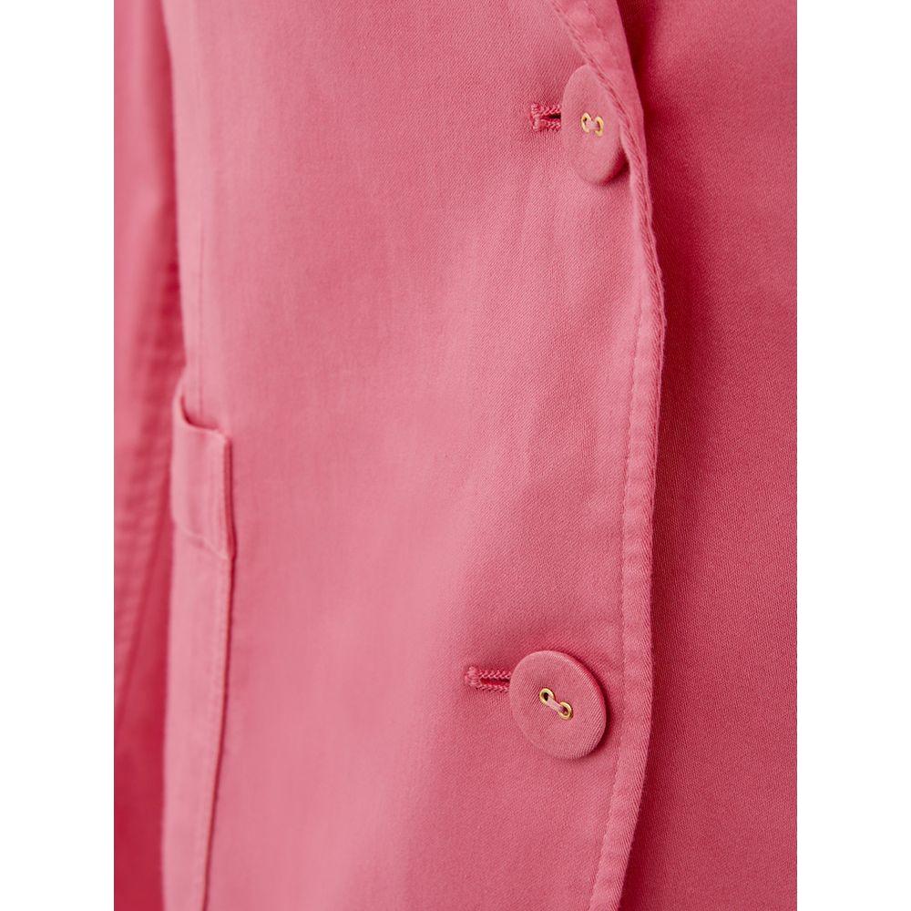 Lardini Pink Cotton Blazer Lardini